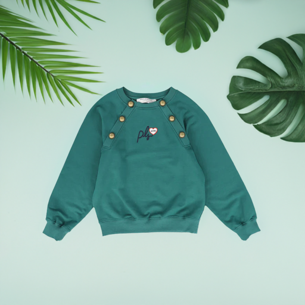 swiss cheese plant sweating A Philosophy sweat top – BABY PALACE
