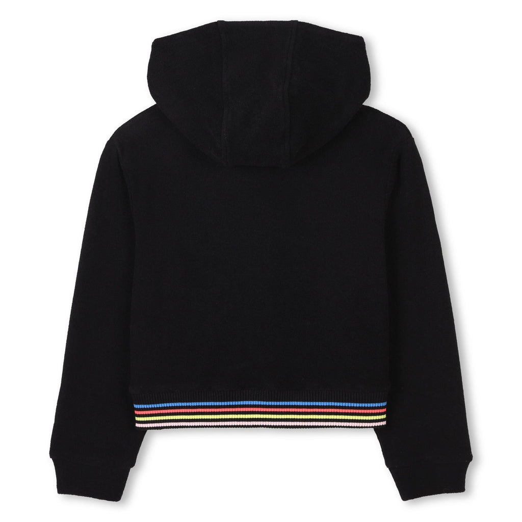 Sudadera con capucha y cremallera de toalla de felpa de SONIA RYKIEL
