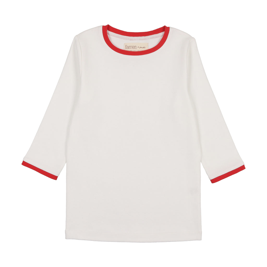 F285L CAMISETA DE TENIS DE MANGA 3/4 CRUDA