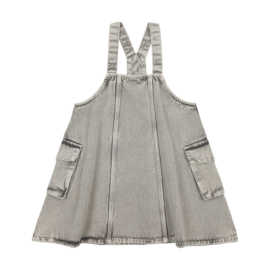 K205 KIN KIN JUMPER DE VAQUERO CON BOLSILLOS CARGO