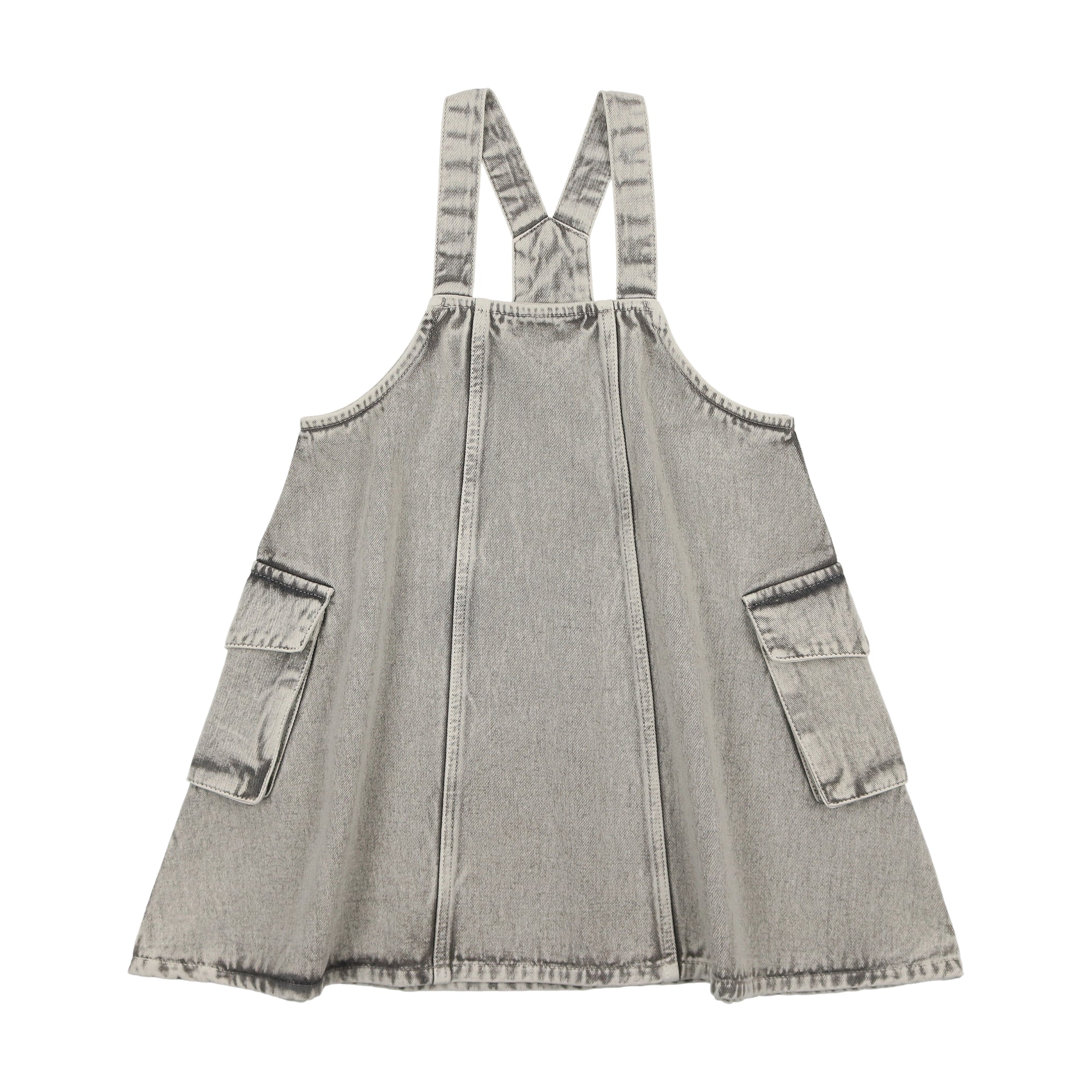 K205 KIN KIN JUMPER DE VAQUERO CON BOLSILLOS CARGO