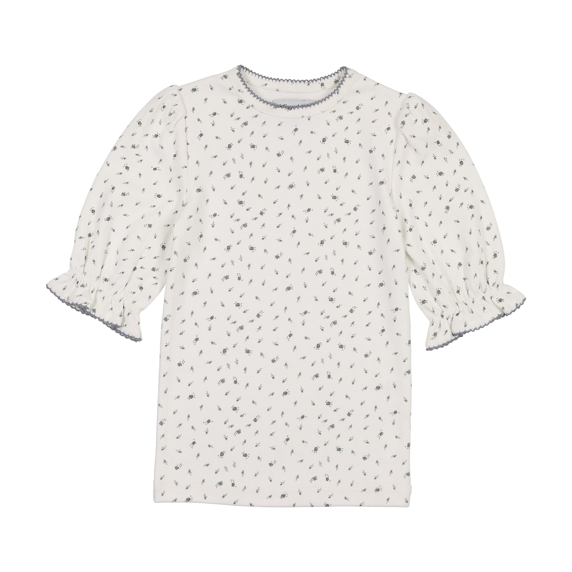 K209 KIN KIN CAMISETA AZUL FLORAL