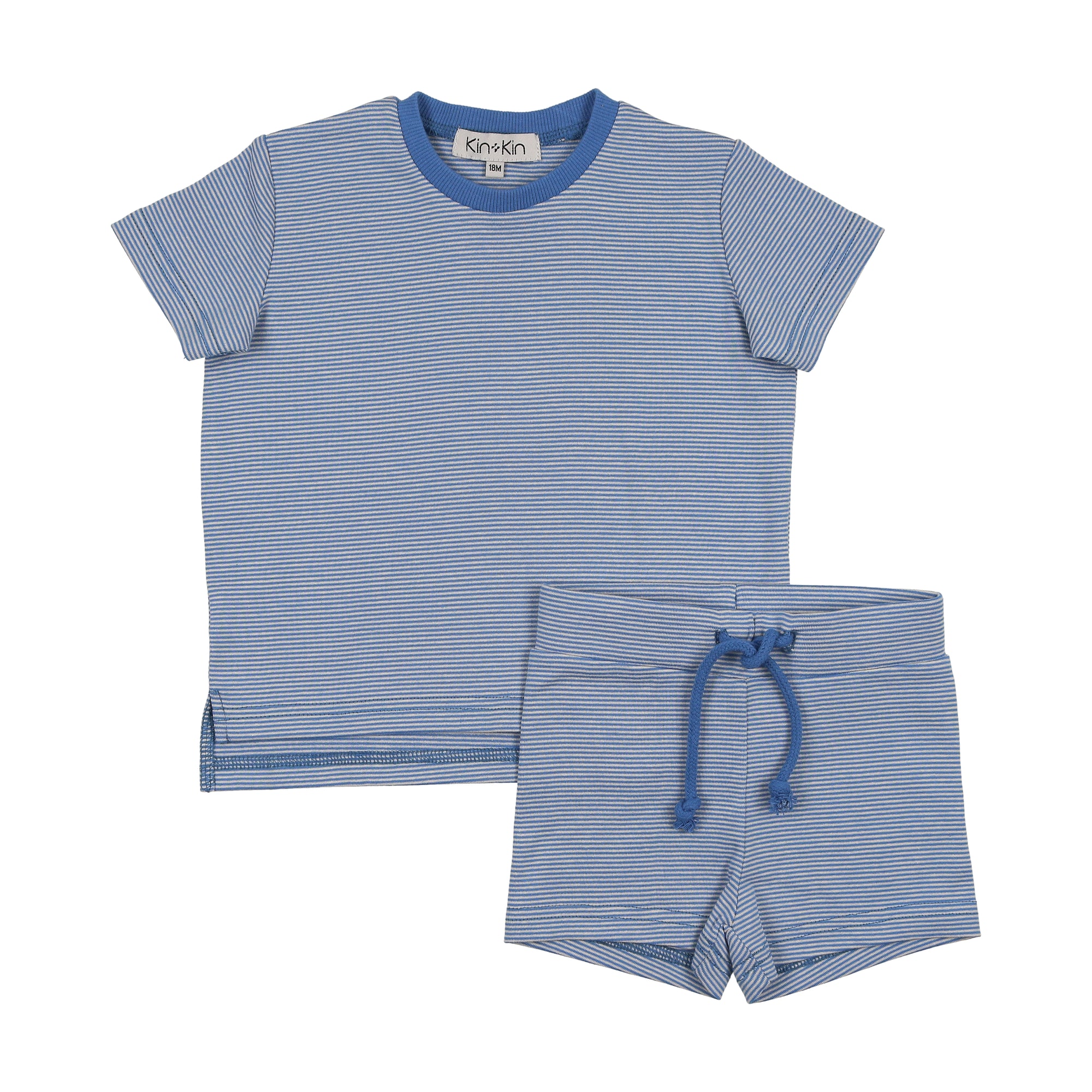 Conjunto de camiseta a rayas para niño Kin Kin