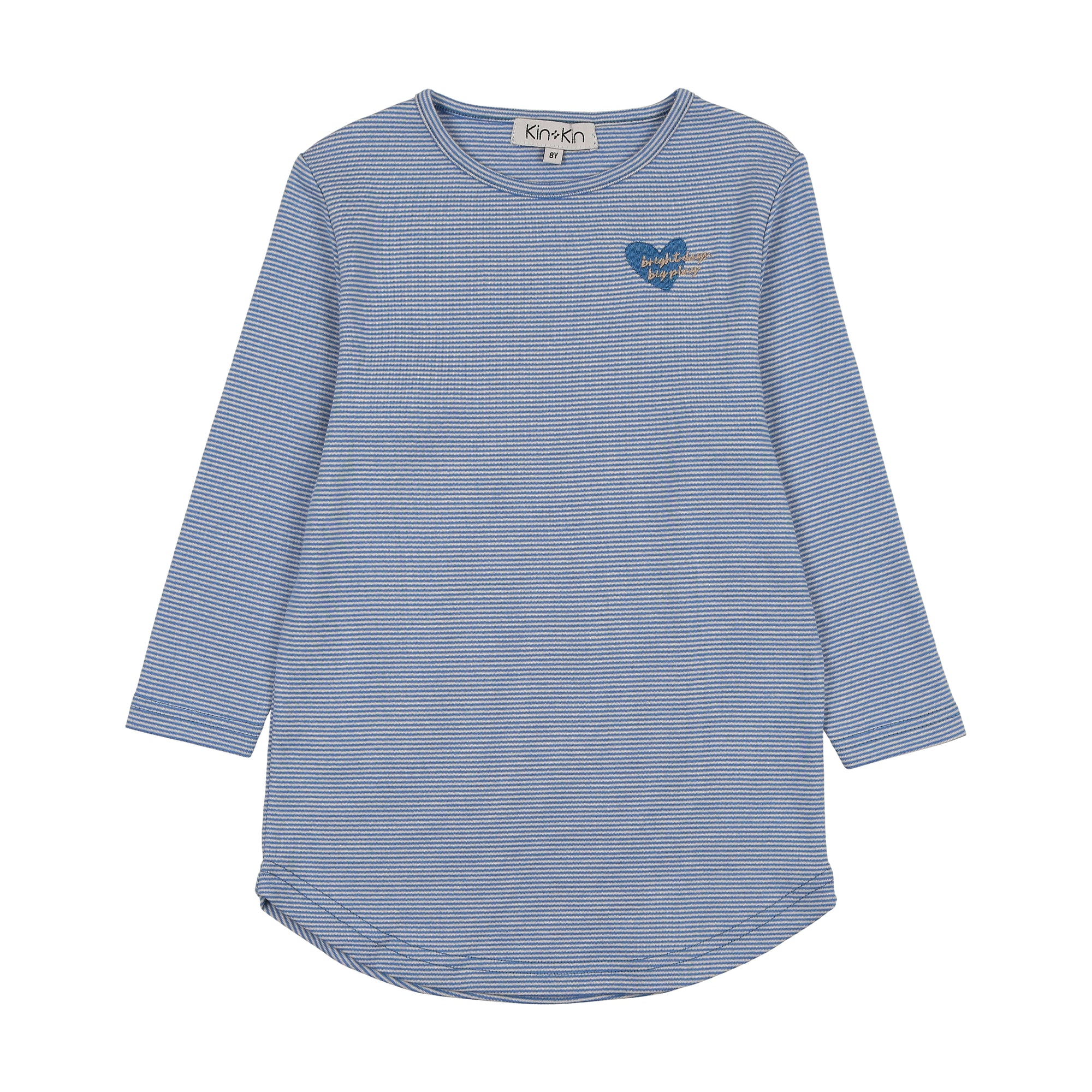 CAMISETA DE MANGA LARGA DE RAYAS PARA NIÑA KIN KIN