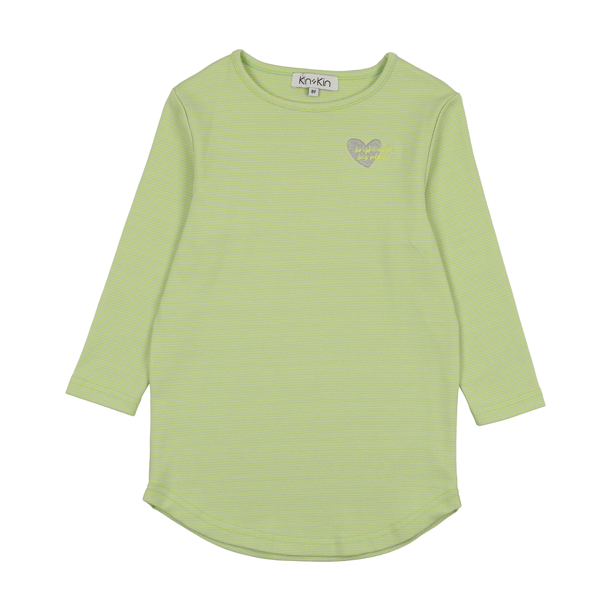 CAMISETA DE MANGA LARGA DE RAYAS PARA NIÑA KIN KIN