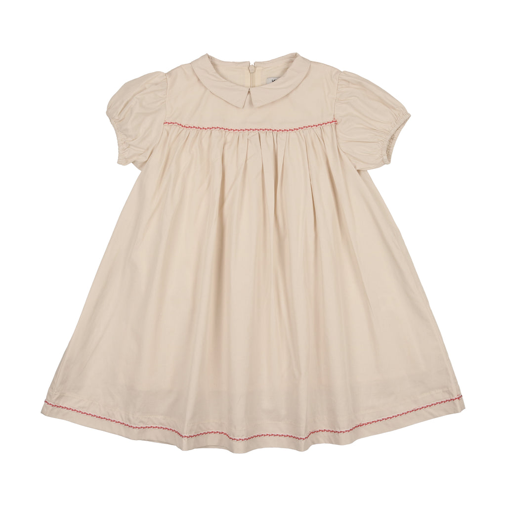 vestido de manga corta kin kin