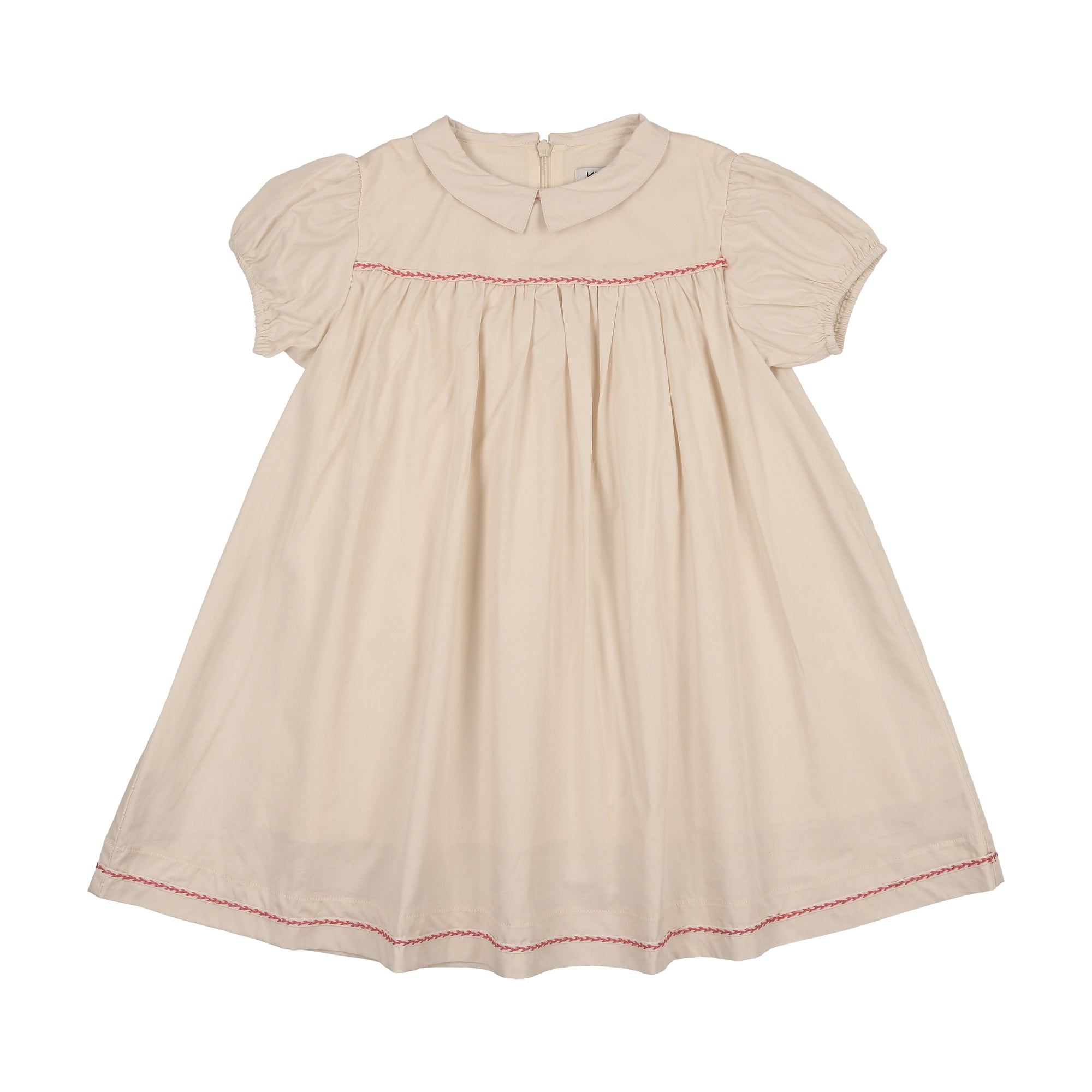 vestido de manga corta kin kin