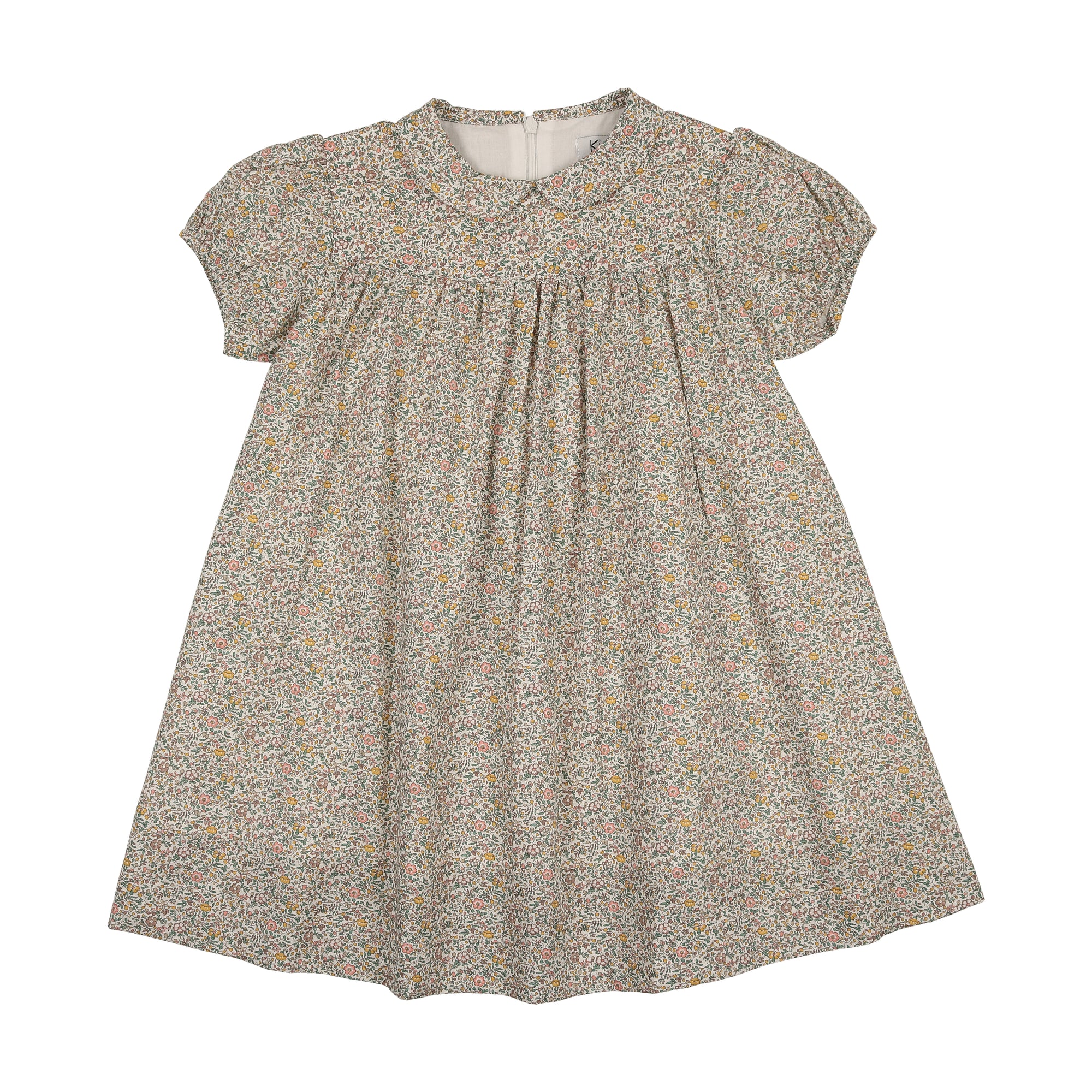 vestido de manga corta kin kin