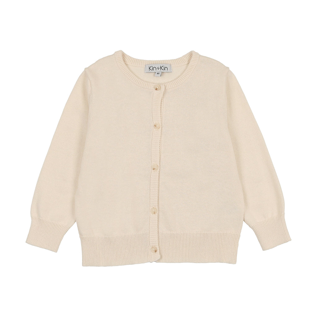 Suéter de punto pointelle para niñas kin kin k242