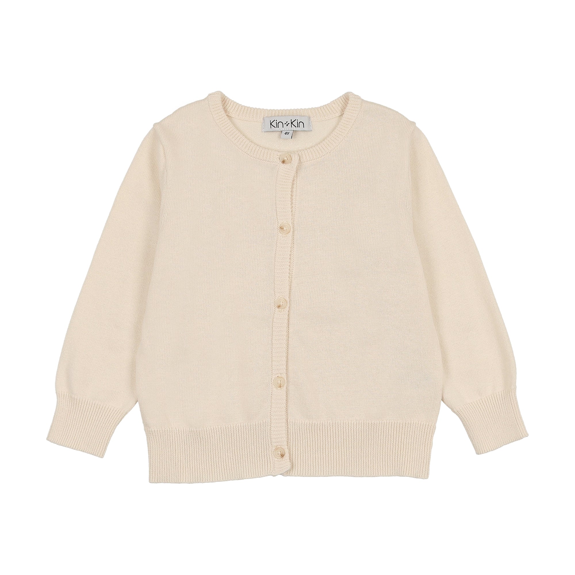 Suéter de punto pointelle para niñas kin kin k242