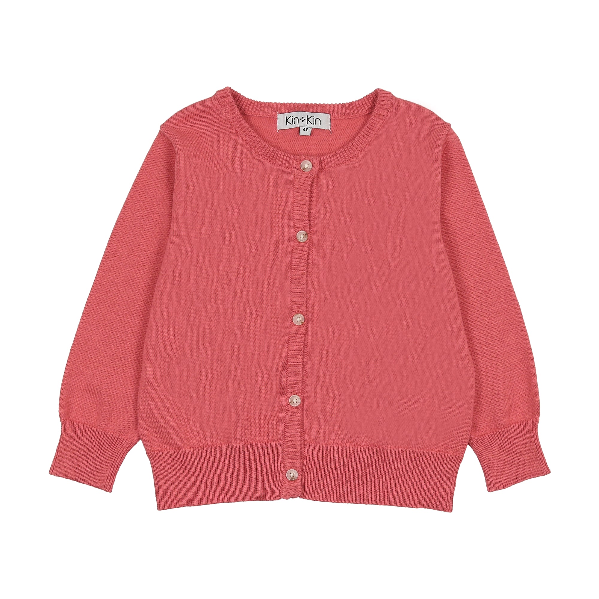 Suéter de punto pointelle para niñas kin kin k242
