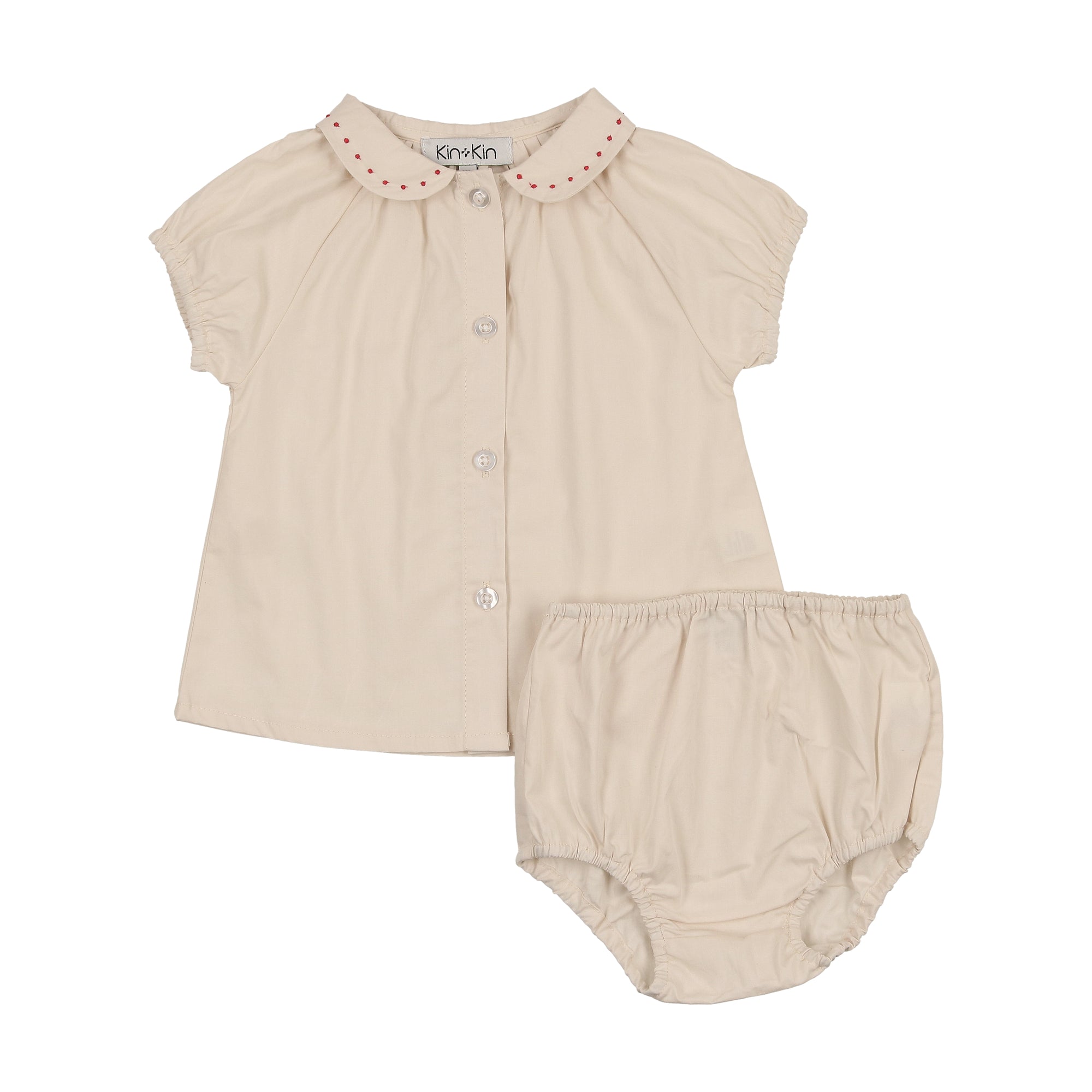 SET DE PANTALONES BOMBANOS COLOR CREMA