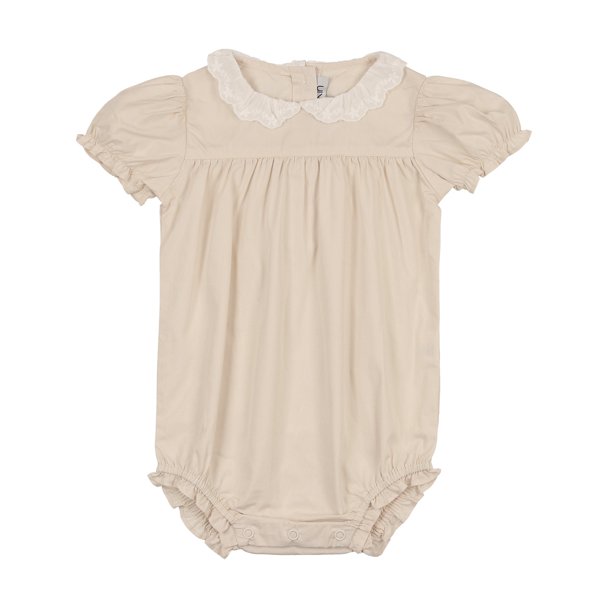 K253 Pelele bebé cuello volantes Kin kin