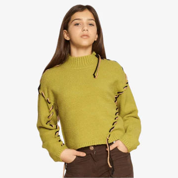 To Be Too  Threaded Sweater