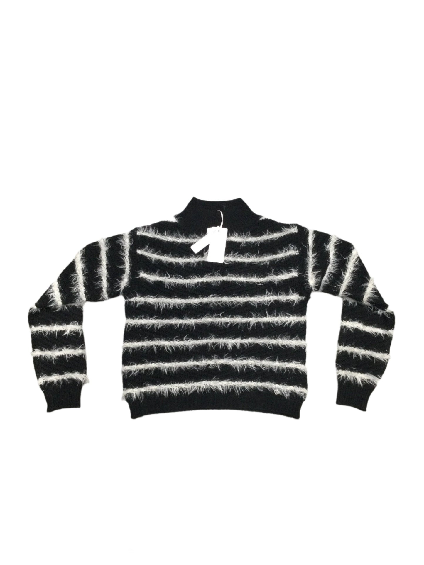 Please Girl’s cropped striped high-neck pullover