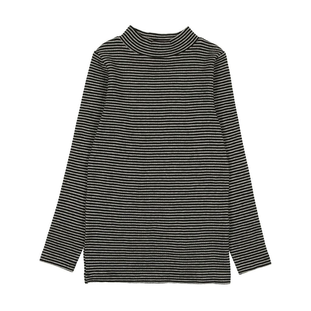 Camiseta de cuello alto a rayas Kin and Kin
