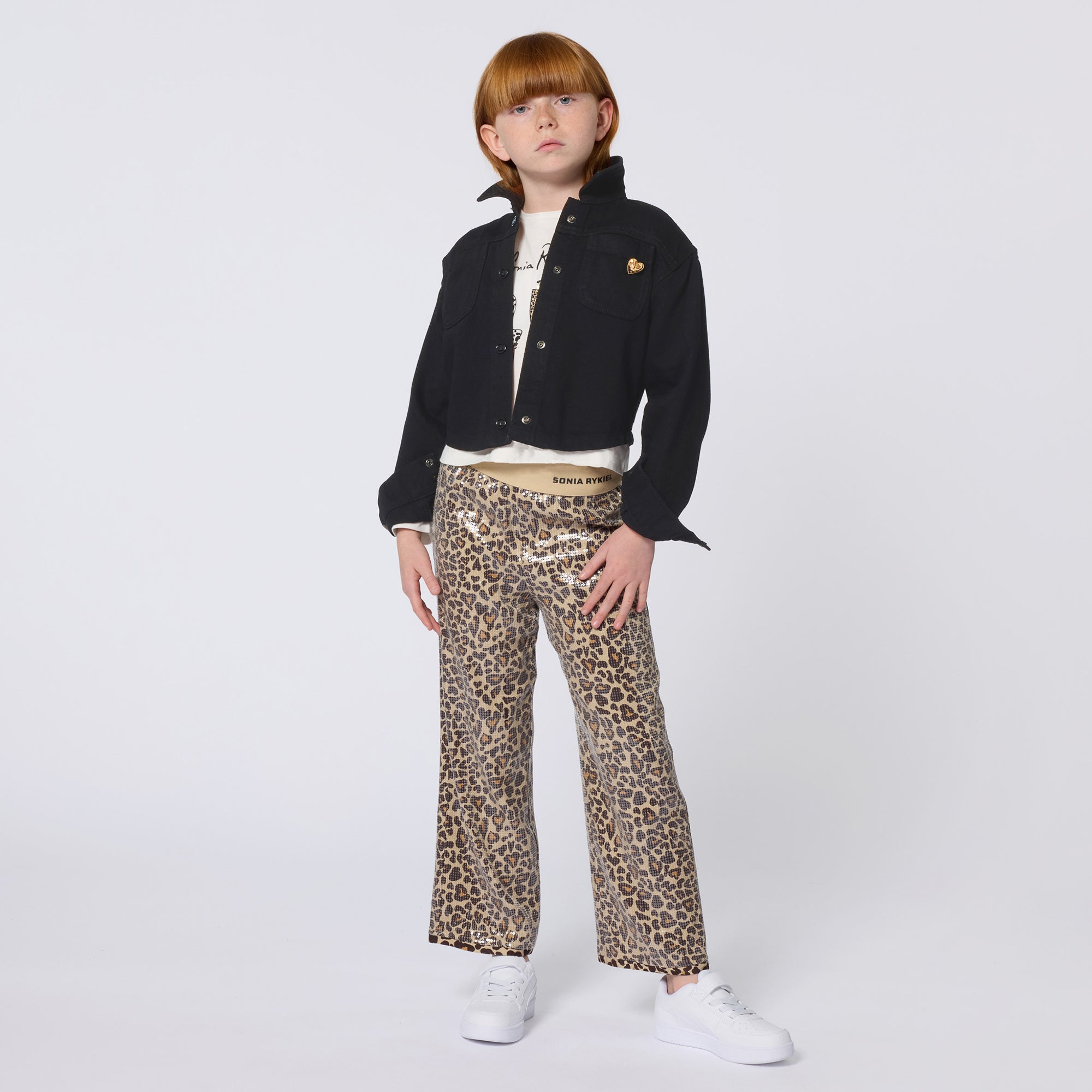 A00338 SONIA RYKIEL SOBRECAMISA DE BOTONES DE VAQUERO NEGRO LAVA
