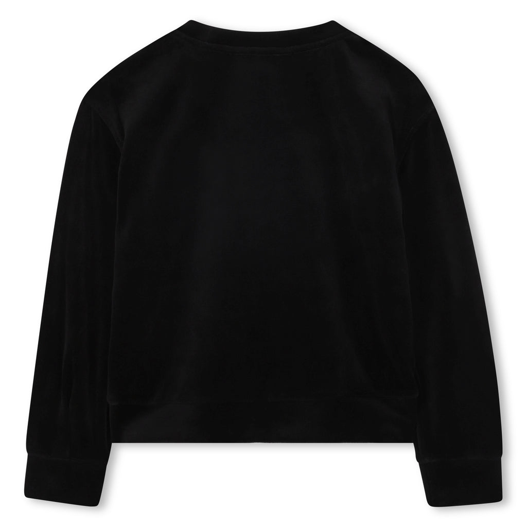 A00343 SONIA RYKIEL SUDADERA DE CUELLO REDONDO CON LOGO NEGRO