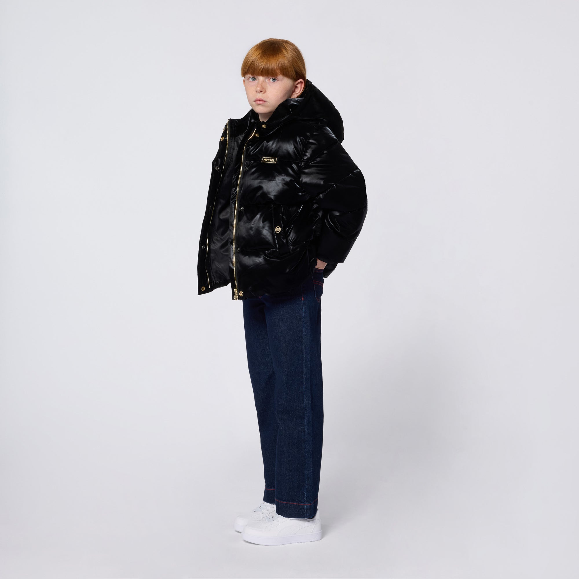 A00356 SONIA RYKIEL CHAQUETA ACOLCHADA NEGRA