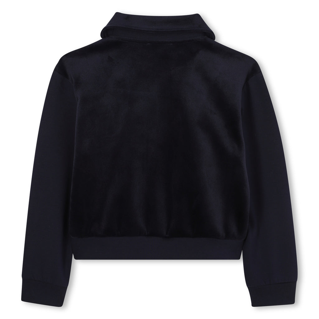 A00345 SONIA RYKIEL CÁRDIGAN AZUL MARINO CON CREMALLERA